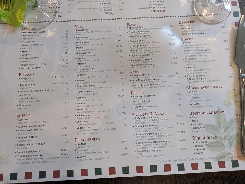 Pizzeria Pasqualina - Menu Image 1